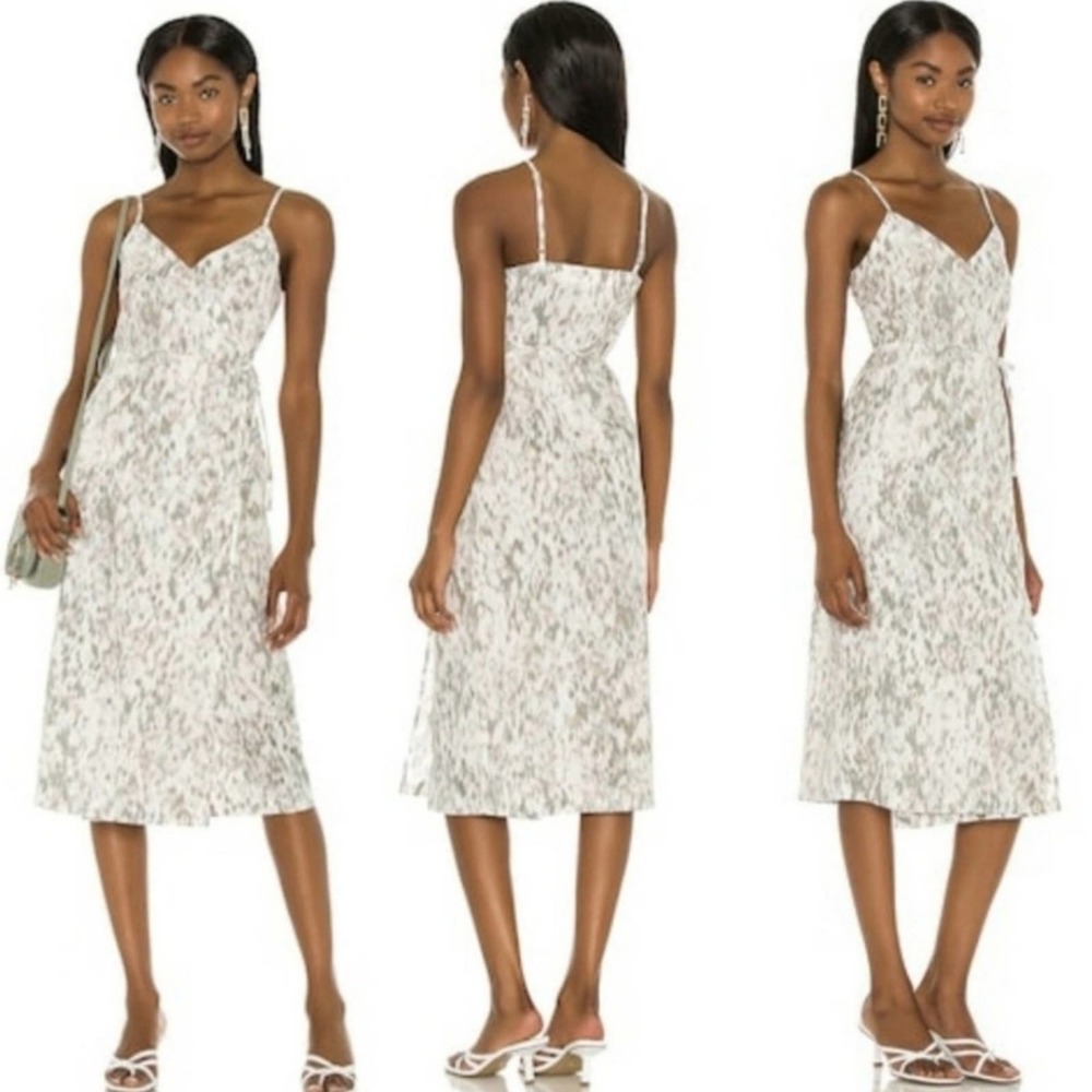 Amuse Society Julia Wolven Midi Wrap Dress Size M